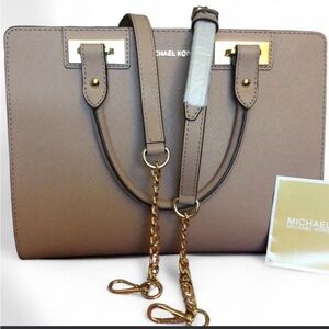 Michael Kors Quinn Saffiano Leather Satchel